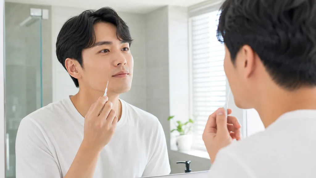 어금니 사이 치간칫솔 안내 이미지